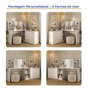 Ver imagem 4 de Penteadeira com Espelho 4 Gavetas Foscarini