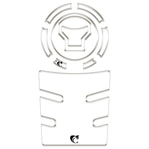 Kit Protetor Tanque Bocal Resinado Bros 160 25/26 Transparen