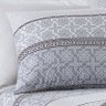 Jogo de Cama King Santista Prata 4 peças 100% Algodão 150 Fios Matheus - 2