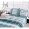 Jogo De Cama King 4 Peças 100% Algodão Davi Verde Royal Santista - 1