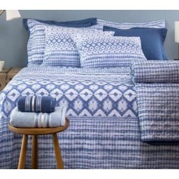 Jogo de Cama Casal Santista Home Design 4 Peças Akemi Azul - 2 Jogo de Cama Casal Santista Home Design 4 Peças Akemi Azul - 2