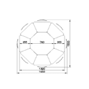 Ver imagem 3 de Círculo Oitavado Infantil C/ Cadeira em Fórmica
