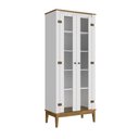 Ver imagem 1 de Cristaleira Movelbento Colonial, 2 Portas, Mdp e Mdf - Mb1019