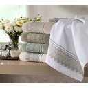 Ver imagem 1 de Toalha de Banho Santista 100% Algodão Platinum Jacquard Fio Penteado Blanc Khaki