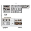 Ver imagem 3 de Cozinha Modulada Americana 6 Peças Branco Hp - Henn
