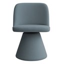 Ver imagem 6 de Cadeira de Jantar Liz Base Fixa Bouclé Azul Claro - Nexta Casa