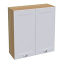 Ver imagem 1 de Armario Aereo 2 Portas 80 Cm Cd681 Branco Dtall