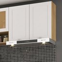 Ver imagem 7 de Armario Aereo 2 Portas 80 Cm Cd681 Branco Dtall