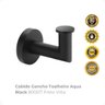 Cabide Gancho Toalheiro Aqua Black 800517 Preto Vitta - 2