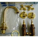 Ver imagem 1 de Misturador Lavatório Belle Epoque Dourado Deca - 1877D52