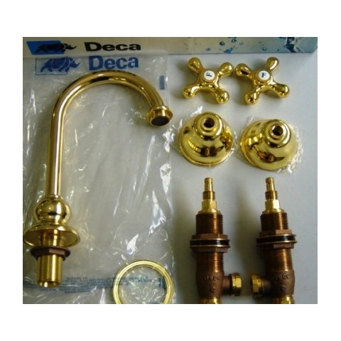 Misturador Lavatório Belle Epoque Dourado Deca - 1877D52