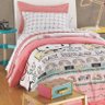 Cobre Leito Infantil Artex Total Mix Hello Kitty Dupla Face - 1