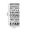 Adesivo de Parede Frase Boas Coisas Acontecem - 2