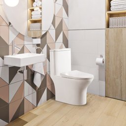 Vaso Sanitário Monobloco Esmaltado Completo Xambre Mx102 Cor:branco - 4