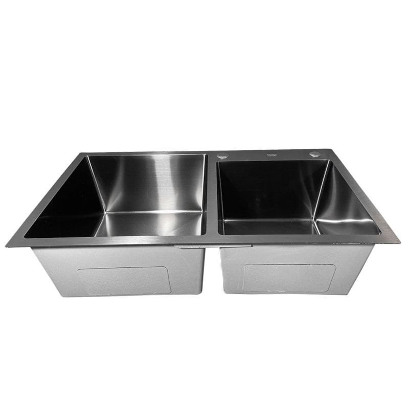 Cuba Gourmet com Acessorios Espaçokb H7843b Black Acetinado - 1