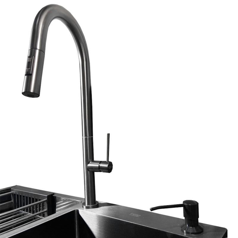Cuba Gourmet com Acessorios Espaçokb H7843b Black Acetinado - 5