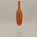 Ver imagem 4 de Vaso Garrafa Decorativo de Vidro Âmbar 29x7x7cm Enfeite Sala Mesa Estante Flores