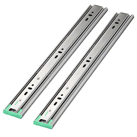 Kit 2 Corrediça Telescópica Trilho Amortecedor Gaveta 45cm