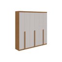 Ver imagem 2 de Guarda Roupa 6 Portas 4 Gavs Alonzo Lopas Amêndoa