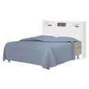 Ver imagem 2 de Cabeceira Melissa Queen 1,58cm Branco - Cambel