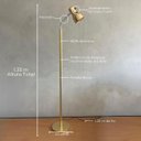 Ver imagem 2 de Luminaria Abajur de Chao Flexivel Decoração Casa Sala Quarto Leitura ou Estudo