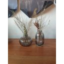 Ver imagem 2 de Vasos Decorativo de Vidro Transparente  Para Sala Quarto Escritório Aparador Lavabo Hall de Entrada