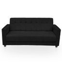 Ver imagem 4 de Sofá + 2 Poltrona para Sala de Estar Moderno Confortável Veneza Suede