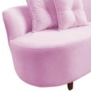 Ver imagem 6 de Namoradeira Sofá Feijão Suria Orgânica Couro Rosa Bebê