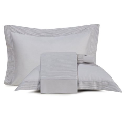 Jogo de Cama Casal Altenburg Cetim Sublime 300 Fios Gris