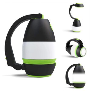 Lanterna Luz 3x1 de Acampamento Camping Portátil Multifuncional Led Recarregável por Usb Alto Brilho