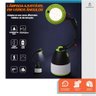 Lanterna Luz 3x1 de Acampamento Camping Portátil Multifuncional Led Recarregável por Usb Alto Brilho - 5