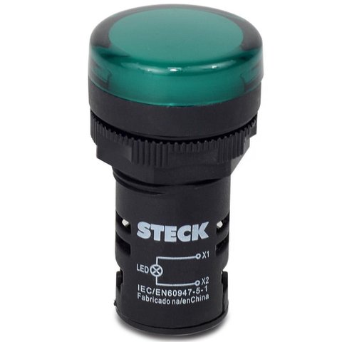 Sinalizador Led 110v Verde - Slds1102 - Steck Sinalizador Led 110v Verde S-ds110/2/slds1102