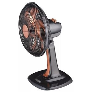 Ventilador para Casa de Mesa Preto e Bronze 40cm Ventisol