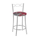 Ver imagem 1 de Kit 2 Banquetas Cromadas Assento Espuma D15 Vermelho