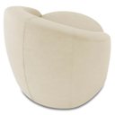 Ver imagem 7 de Poltrona Sala Decorativa Redonda 91cm Steve Suede Bege I01 - Mpozenato