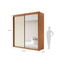 Ver imagem 4 de Guarda Roupa Casal 2 Portas 4 Gav Chicago Cinamomo Conquista