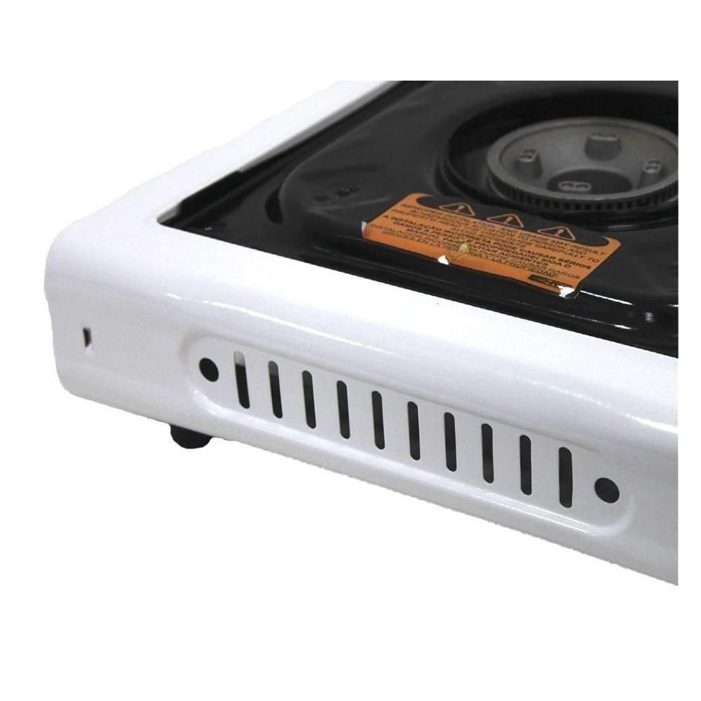 Fogareiro Frontier Camping e Cozinha Branco + 04 Refil Gas - 6