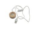 Ver imagem 6 de Luminária Abajur Globo Dragão Led Usb Enfeite Decorativo Esfera de Vidro 3d Base de Madeira