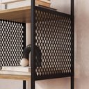 Ver imagem 7 de Rack 1 Gaveta Estante com Prateleira Industrial 17x23 Mell Preto Pp