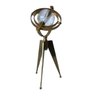 Escultura Astrolábio em Vidro e Metal com Pé Gold 28x10,5 Cm Mp3 Imports 9095 - 2