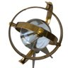 Escultura Astrolábio em Vidro e Metal com Pé Gold 28x10,5 Cm Mp3 Imports 9095 - 4