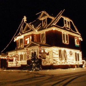 Kit 5 Cascatas 400 Leds 10m Branco Morno a Prova de Agua Fio Branco 220v