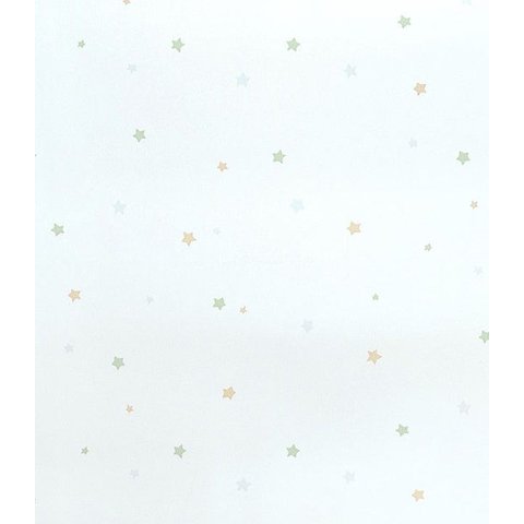 Papel de Parede Kantai Yoyo 2 - Estrelinhas Verde e Bege Yy205103r