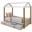 Ver imagem 3 de Bicama Solteiro Montessoriana Isa com Colchão MDF Branco Divaloto Móveis
