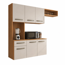 Ver imagem 2 de Cozinha Completa Suspensa 6 Portas 1 Gaveta Belíssima Home :Freijo / Off-White