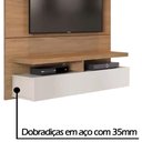 Ver imagem 3 de Painel Para Tv até 50" polegadas Home City 120 cm Natural/Off White Província