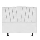 Ver imagem 2 de Cabeceira Estofada Bélgica 160CM Queen Suede Branco - D A DECOR