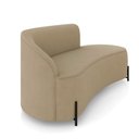 Ver imagem 6 de Sofá 3 Lugares Orgânico 180cm Pé Ferro Preto Morgan Suede Marrom R D03 - D’Rossi