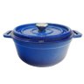 Panela de Ferro Fundido Esmaltado Azul 24cm - 2