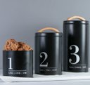 Ver imagem 3 de Lata Porta Condimentos N1 Metalla Preto Cozinha Black Yoi